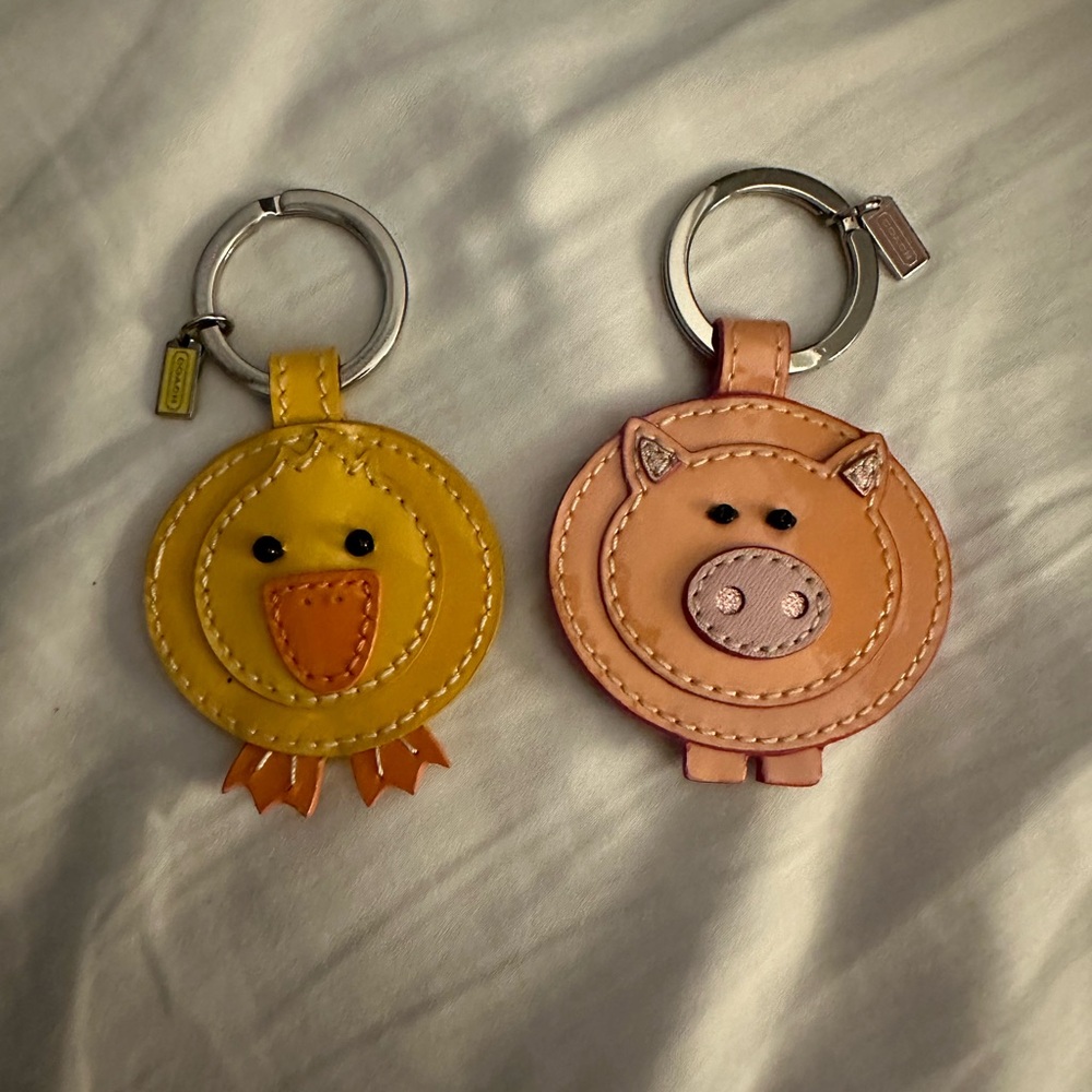 Vintage coach keychains brand new